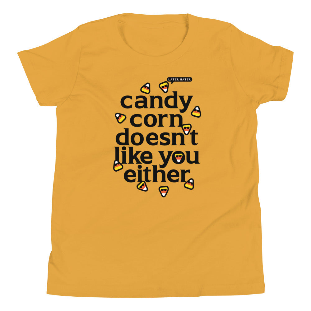 Candy Corn Doesn't Like You Either Kid's Youth Tee product image 5