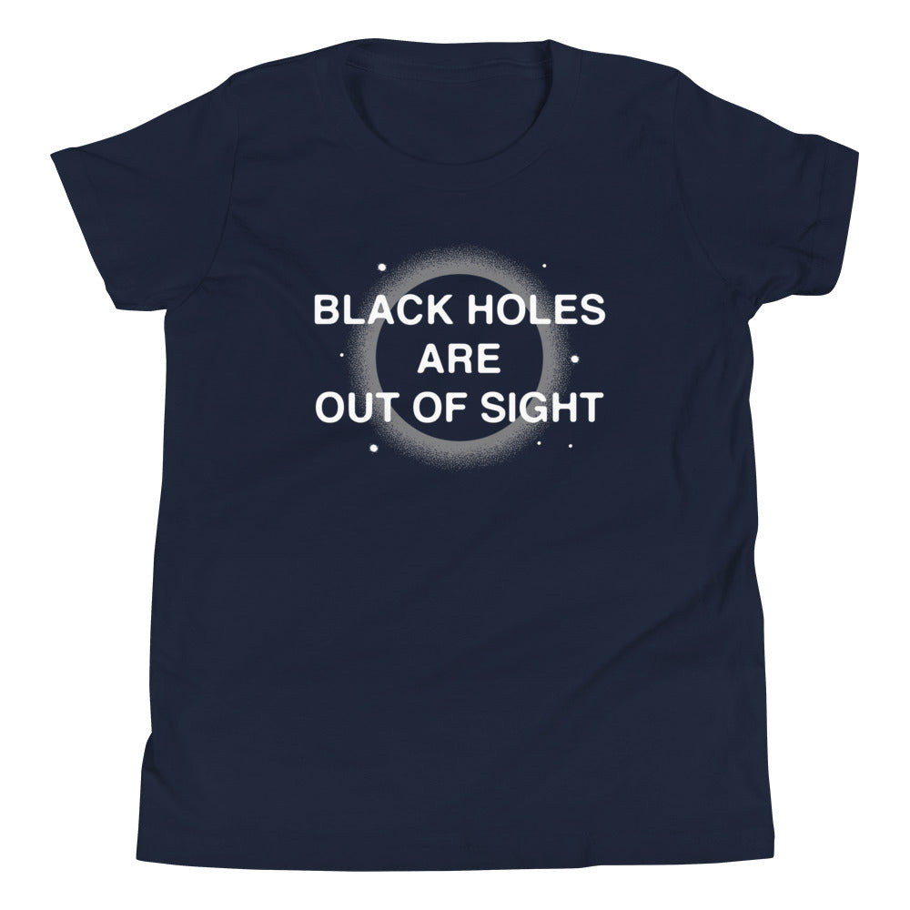 Black Holes Are Out Of Sight Kid's Youth Tee product image 2