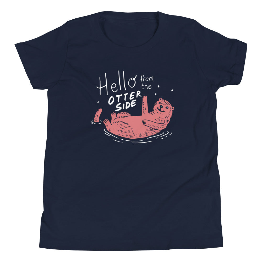 Hello From The Otter Side Kid's Youth Tee product image 2