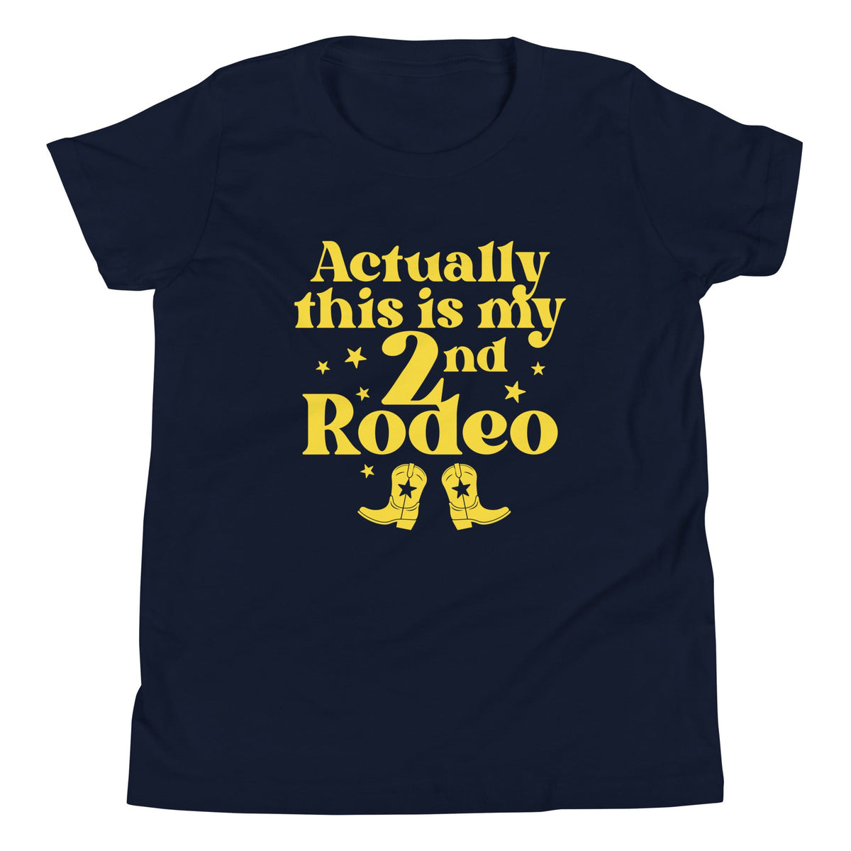 Actually This Is My 2nd Rodeo Kid's Youth Tee product image 2