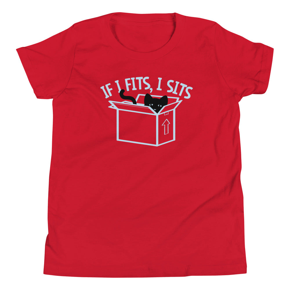 If I Fits, I Sits Kid's Youth Tee product image 4