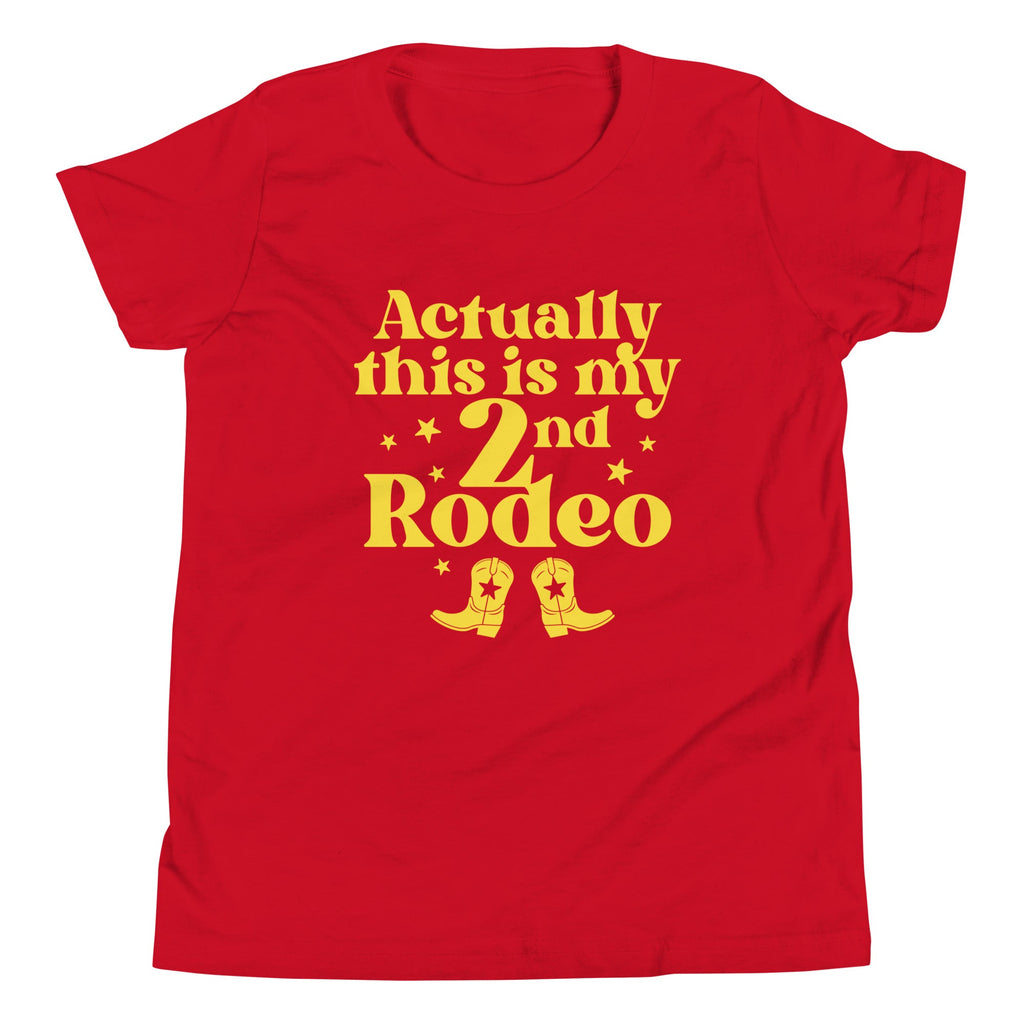 Actually This Is My 2nd Rodeo Kid's Youth Tee product image 4