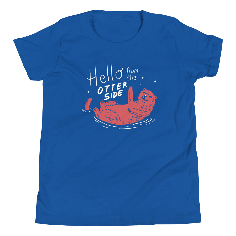 Hello From The Otter Side Kid's Youth Tee product image 5