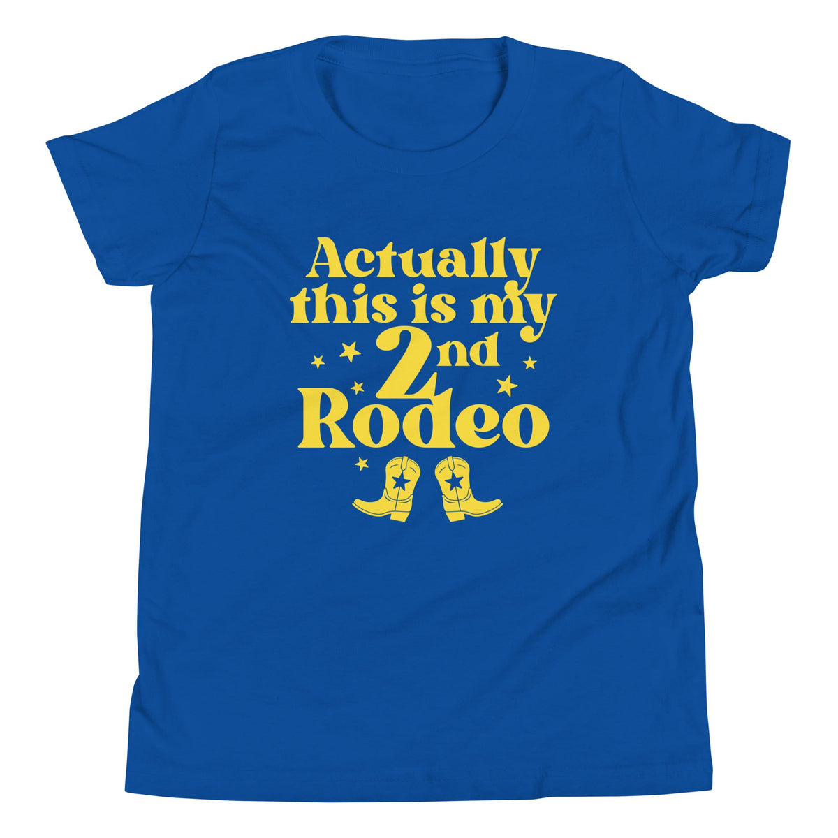 Actually This Is My 2nd Rodeo Kid's Youth Tee product image 5